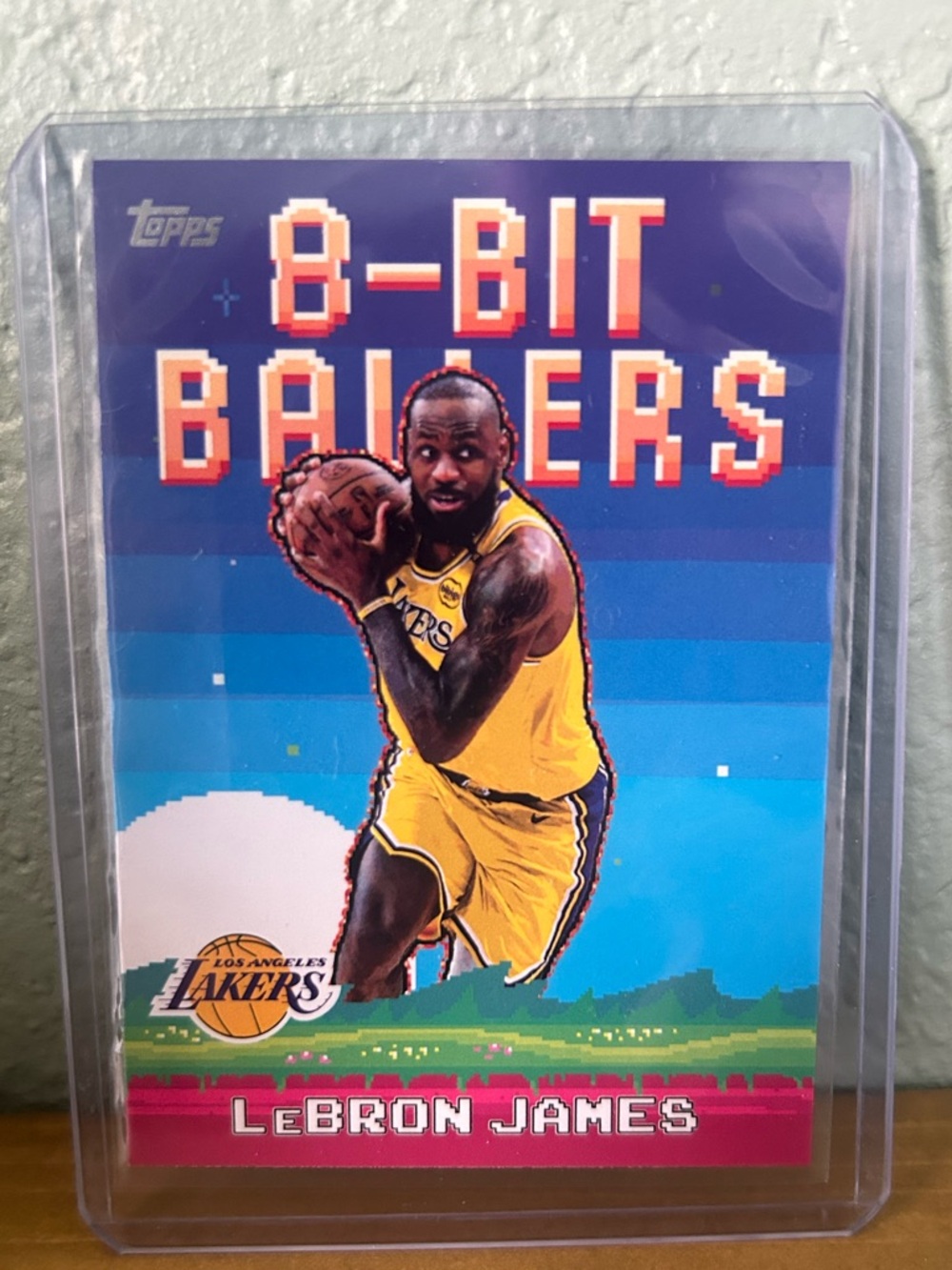Lebron James 8 Bit Ballers card